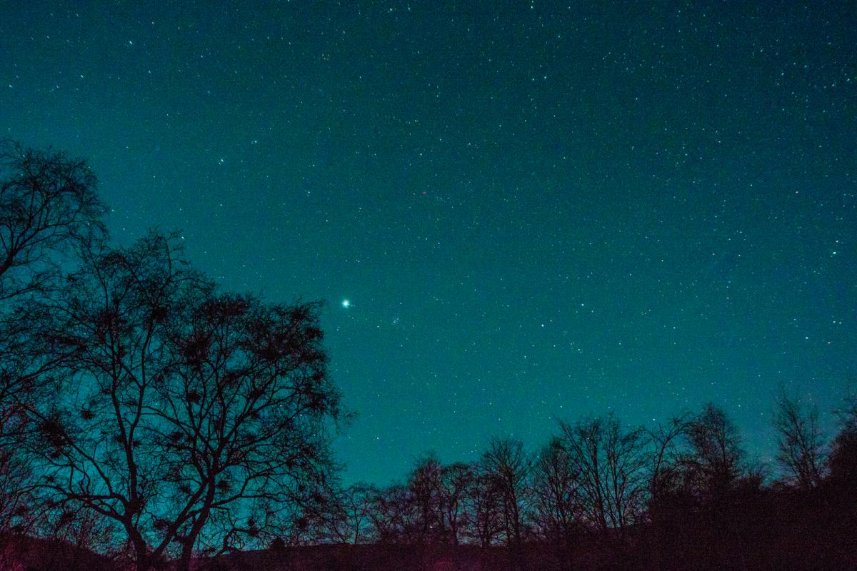 Pendle Night Sky by Robert Ince