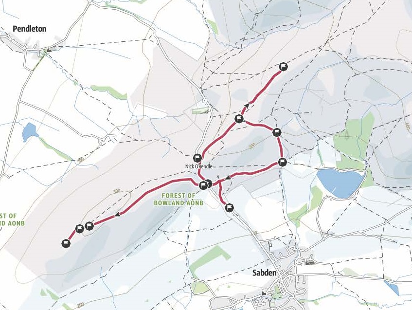 Outdoor Active Route Map