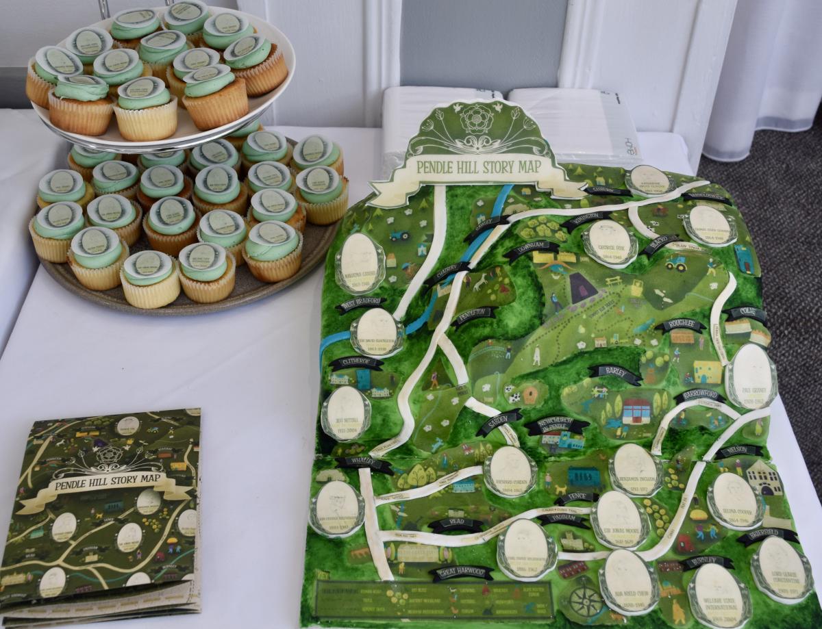 Pendle Hill Story Map Celebration cake