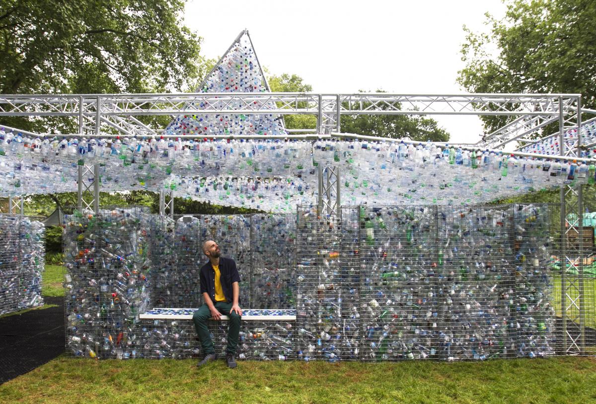 Portrait of Andy Wood with Space of Waste, London Zoo, 2018