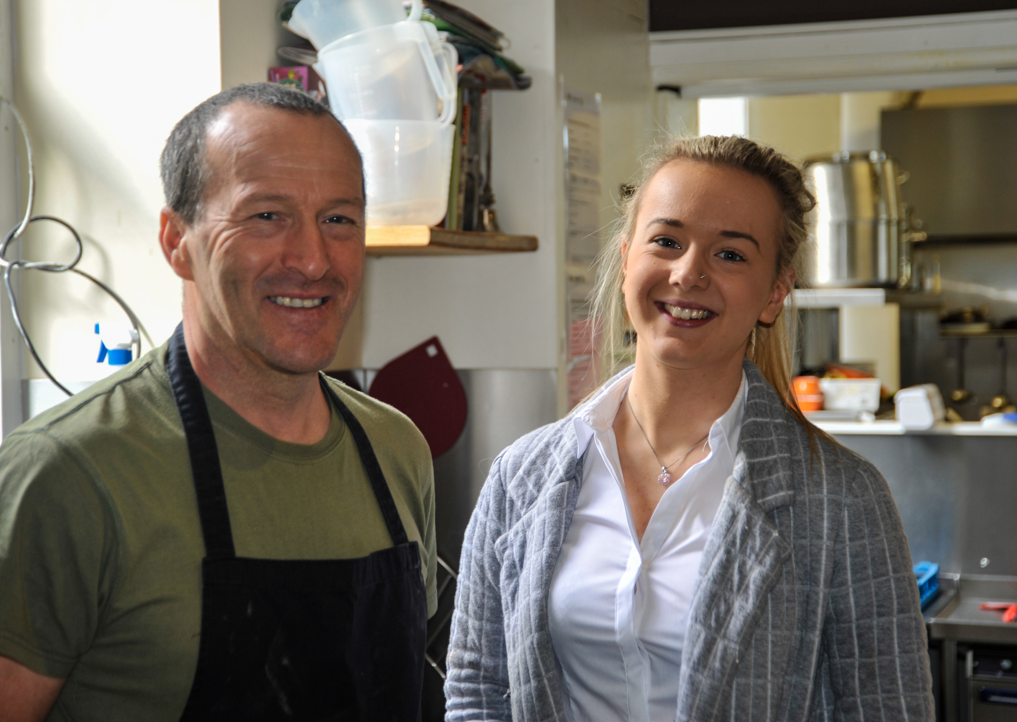 Trevor Rutherford and daughter Kelsey - image by Mark Sutcliffe