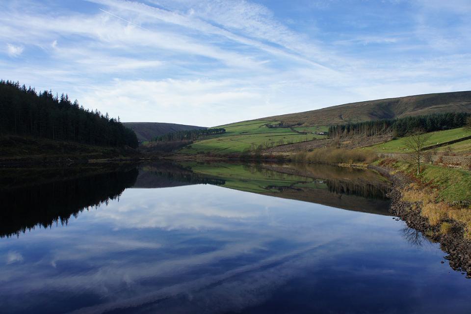 Reflections in Lower Ogden Reservoir