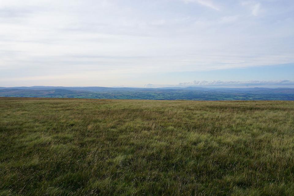 Views to Bowland and Ingleborough on a fine summer's evening