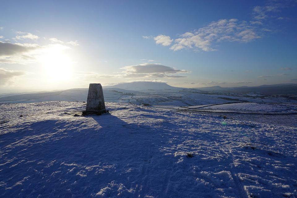 Pendle Hill from Weets Hill, 3rd January 2021
