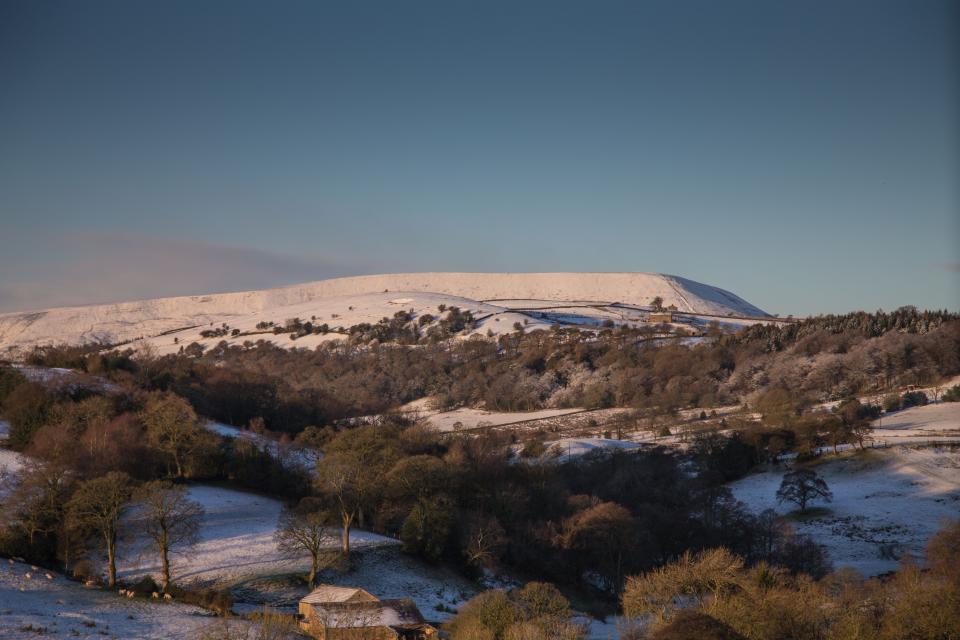 Snowy Pendle.