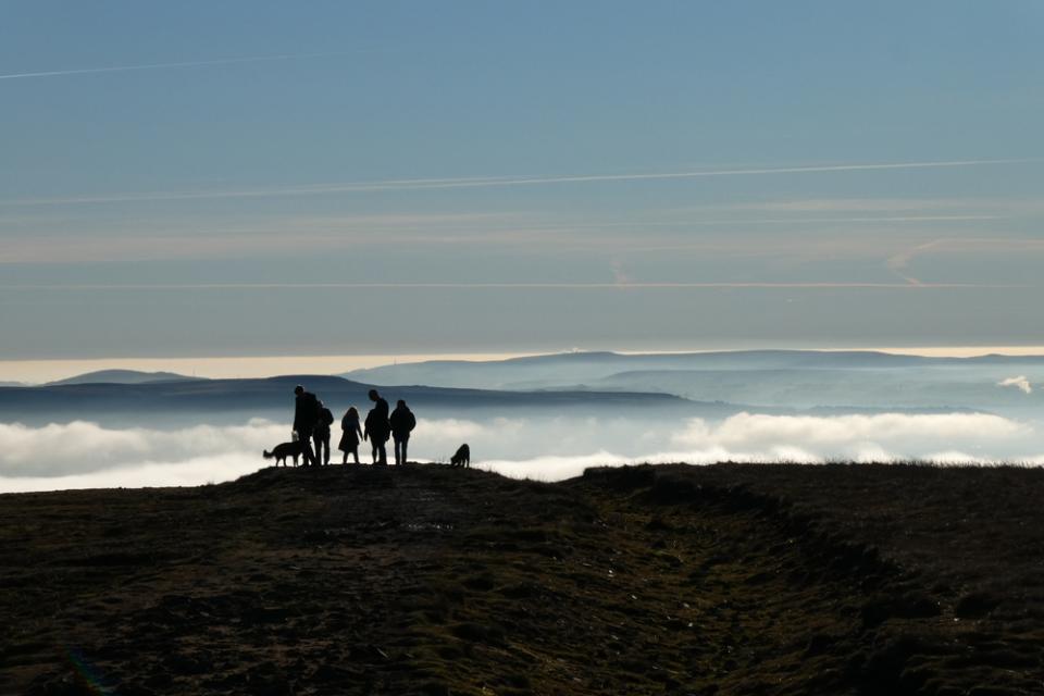 Pendle Hill top on 19 December