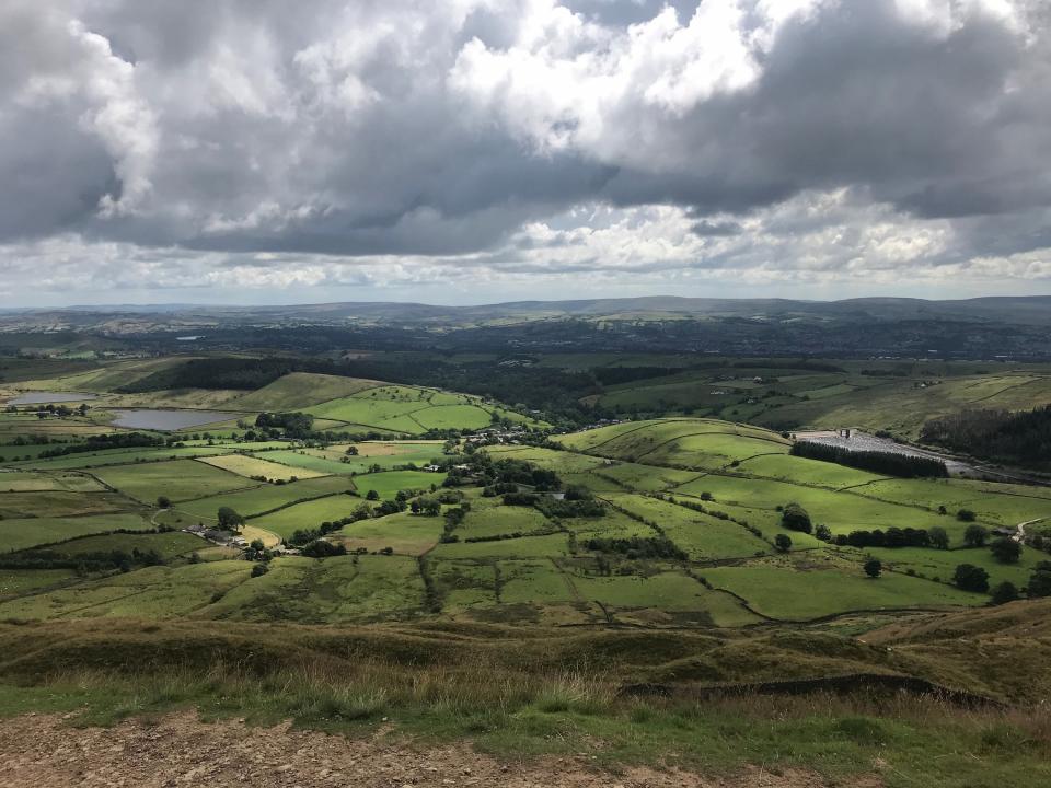 View from the path upto the Trig Point