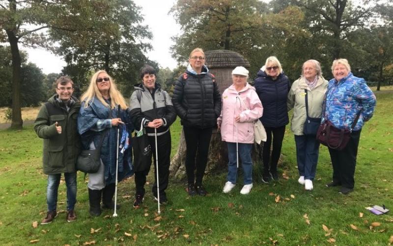 Colne visually impaired group walk