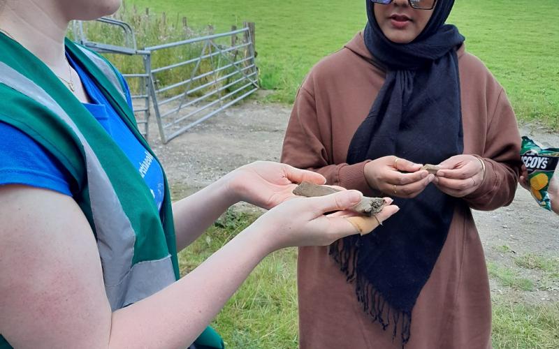 The DEEN centre at Roman Road dig July 22