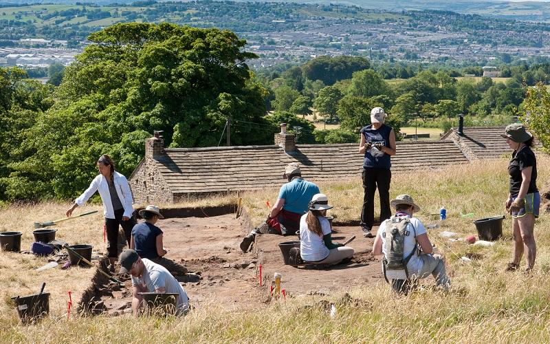 Malkin Tower excavation