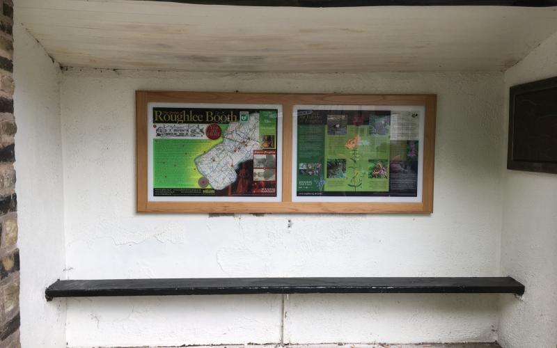 Roughlee Parish Council Interpretation board