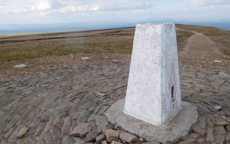 Summit stones in place