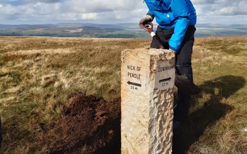 Stone way-marker