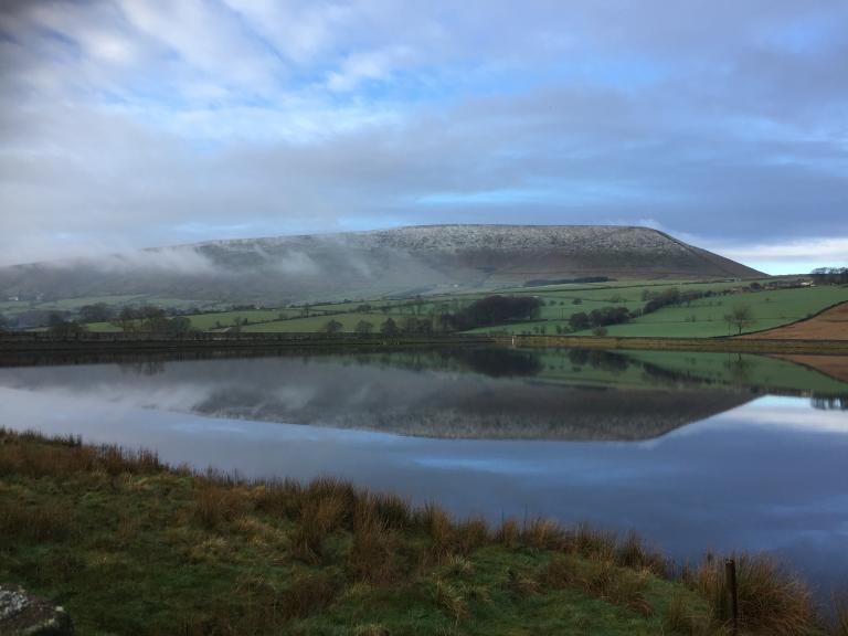 Plendle from Black Moss. 20/1/2019