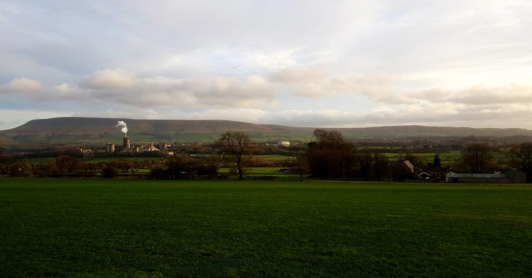 Pendle Hill from West Bradford