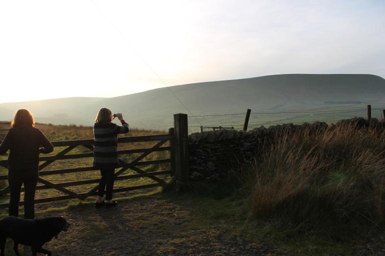 Capturing the end of a perfect day from Aitken Wood