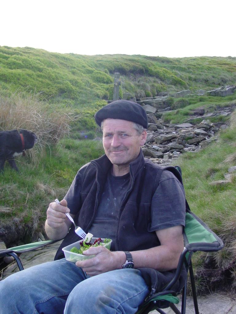Evening picnic at Wildboar Clough