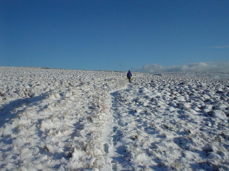 A wintry walk on Pendle
