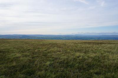 Views to Bowland and Ingleborough on a fine summer's evening 