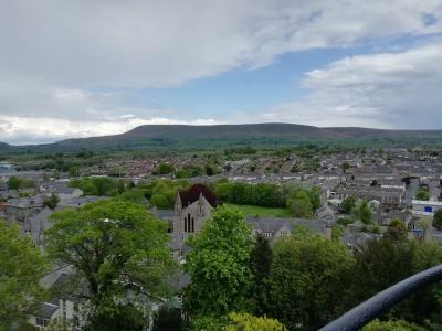 Pendle from Clitheroe Castle  