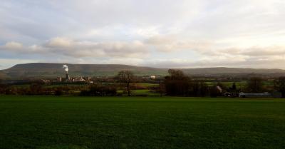 Pendle Hill from West Bradford 