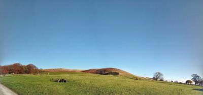 Looking up to Pendle between Sabden and Churn clough reservoir. I © Paul A. Olivant