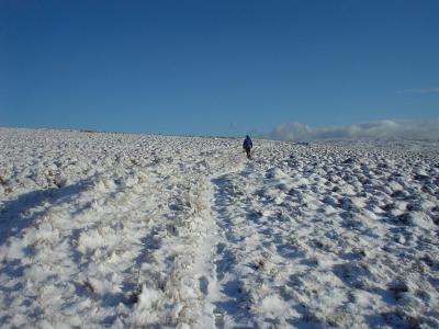 A wintry walk on Pendle 